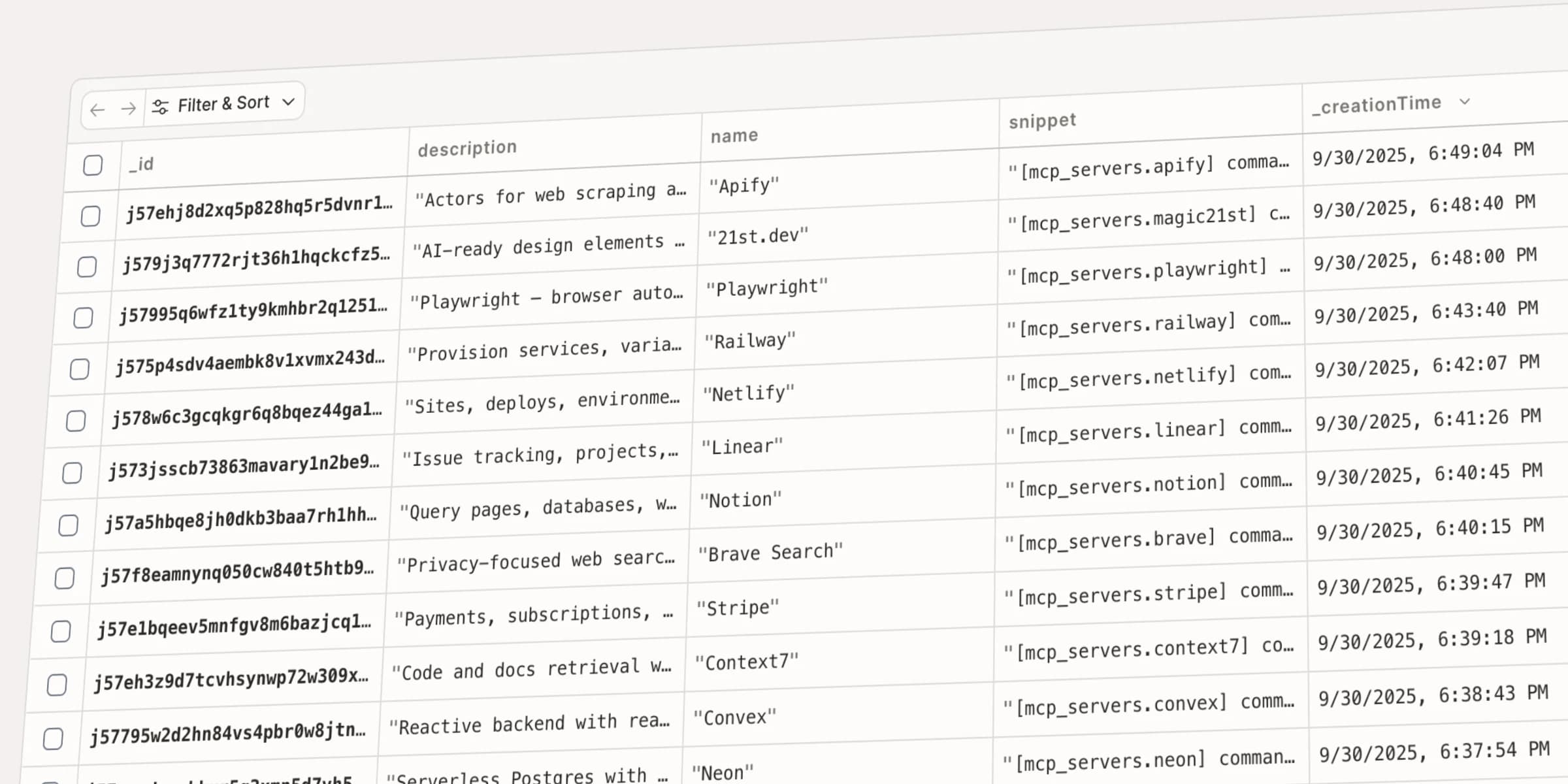 Using Databases
