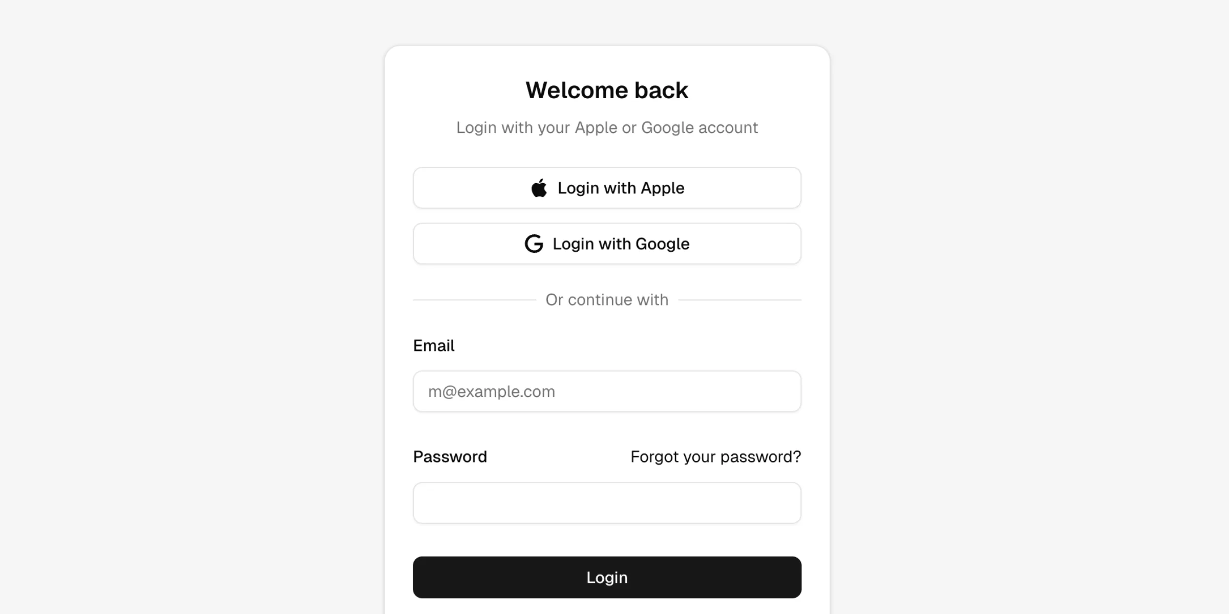 User Logins & Roles